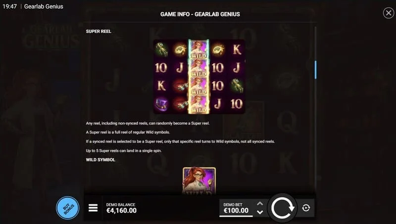 Gearlab Genius - 5x4 rist með virkum margfaldara fyrir ofan dálkana